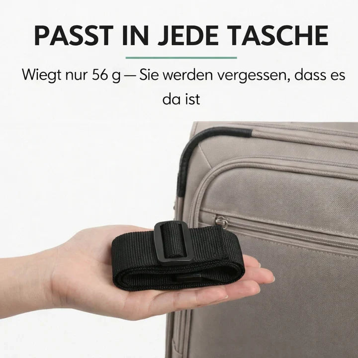 Luggage strap with click closure - hands free | Kalsten