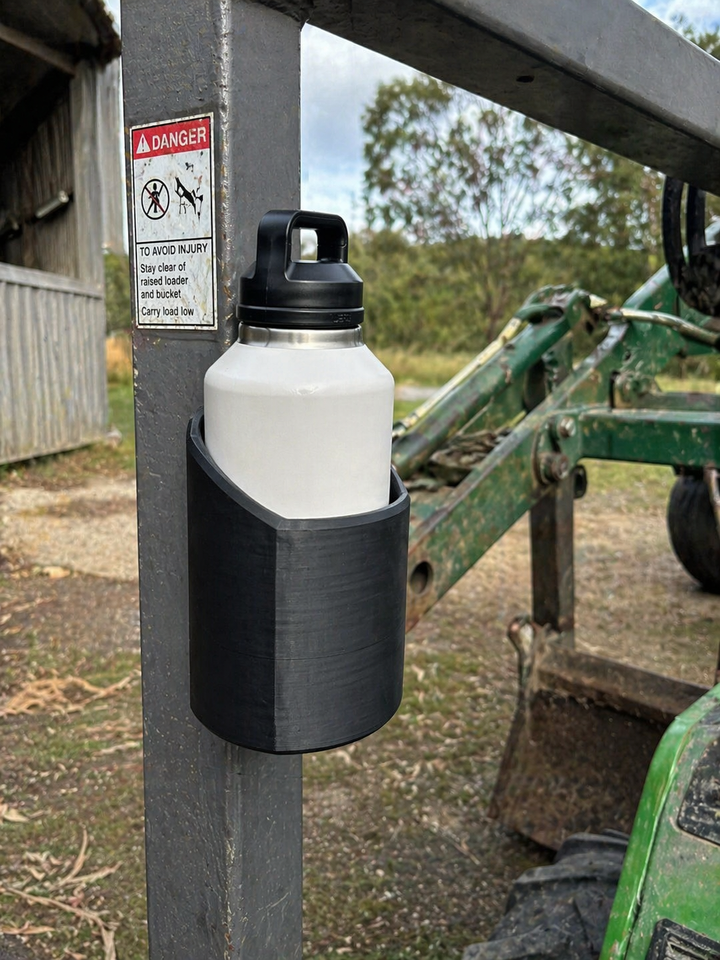 Kalsten | Magnetic Bottle Holder | Heavy-Duty Grip for Tools, Gym, or Garage | Non-Slip Bottle Mount