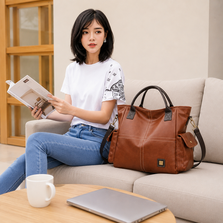 Large travel bag for women with shoulder strap | Kalsten