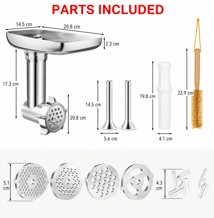 GRINDLIVA Meat Grinder Attachment for KitchenAid | Kalsten