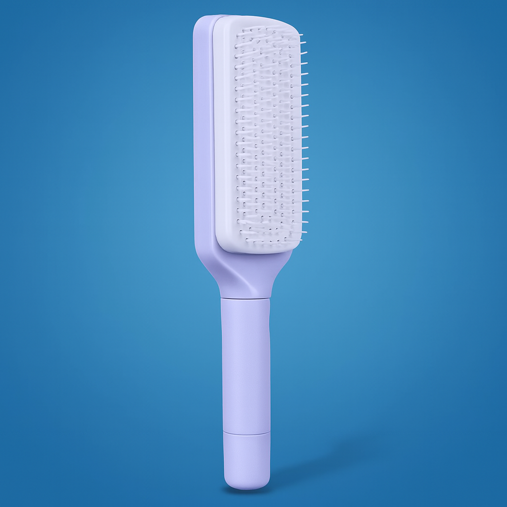 Cleaning Hairbrush – Gentle Detangle – Retractable Bristle Design – For All Hair Types & Busy Mornings Kalsten