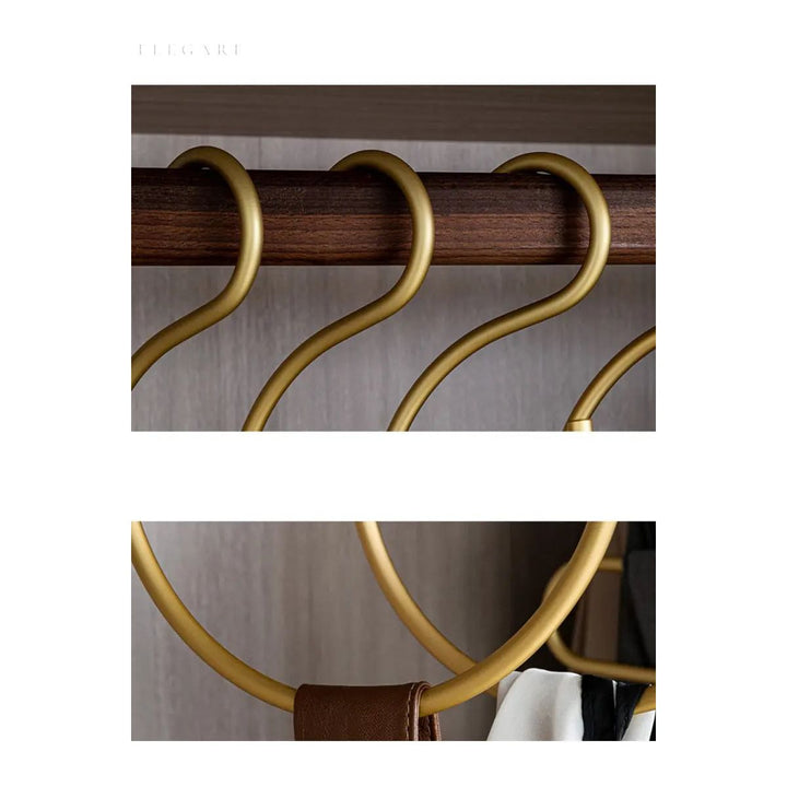 HangStruct – S-shaped metal clothing hangers (set of 5) for space saving | Kalsten