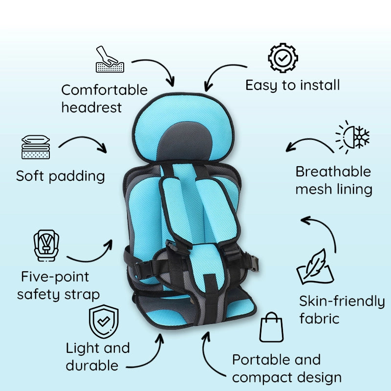 Wearable Child Protection Car Cushion Seat (0–12 years) | Kalsten