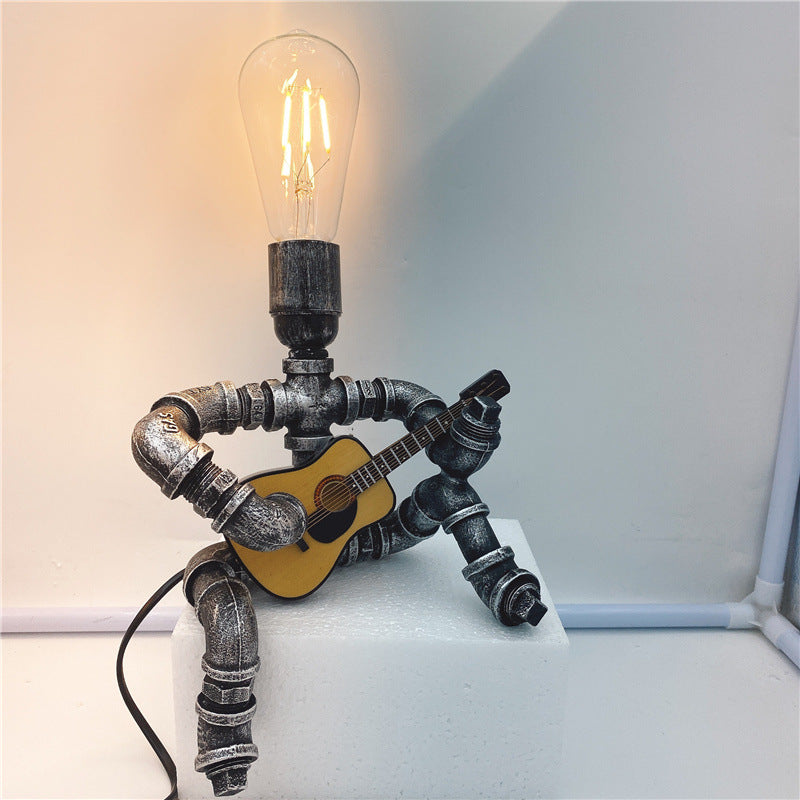 Chill Guitar Player Retro Table Lamp | Kalsten