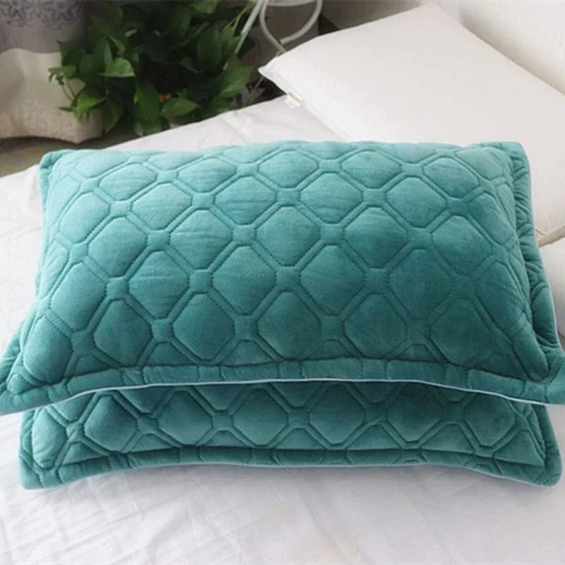 Chrisette 2 pcs Crystal Velvet Pillowcase | Kalsten