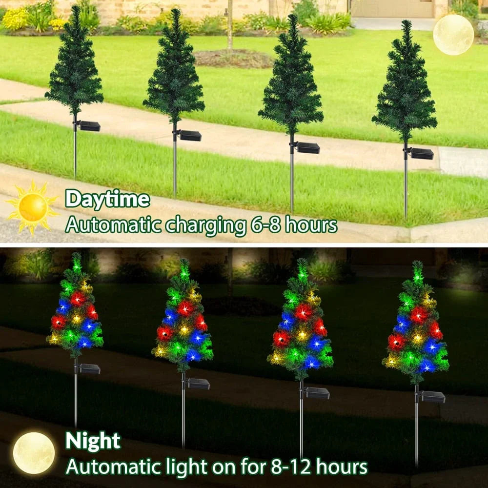 Christmas tree solar garden light | Kalsten