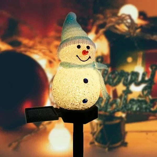 Solar-Powered Snowman Lamp - SolarSnow | Kalsten
