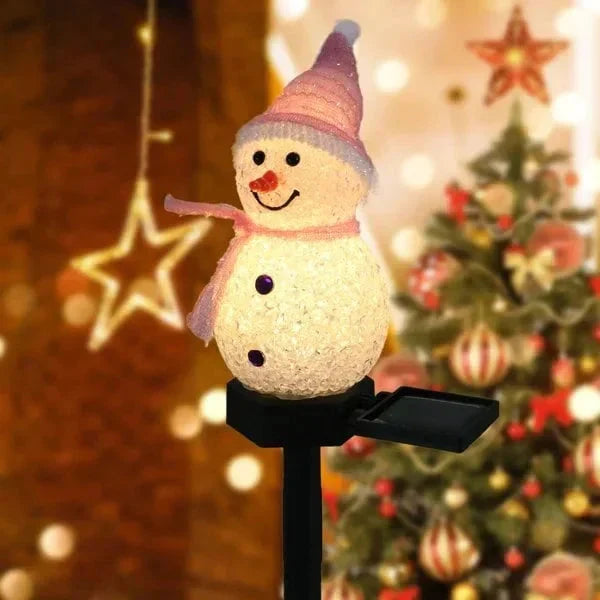 Solar-Powered Snowman Lamp - SolarSnow | Kalsten