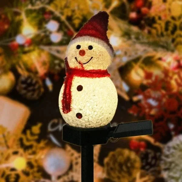 Solar-Powered Snowman Lamp - SolarSnow | Kalsten