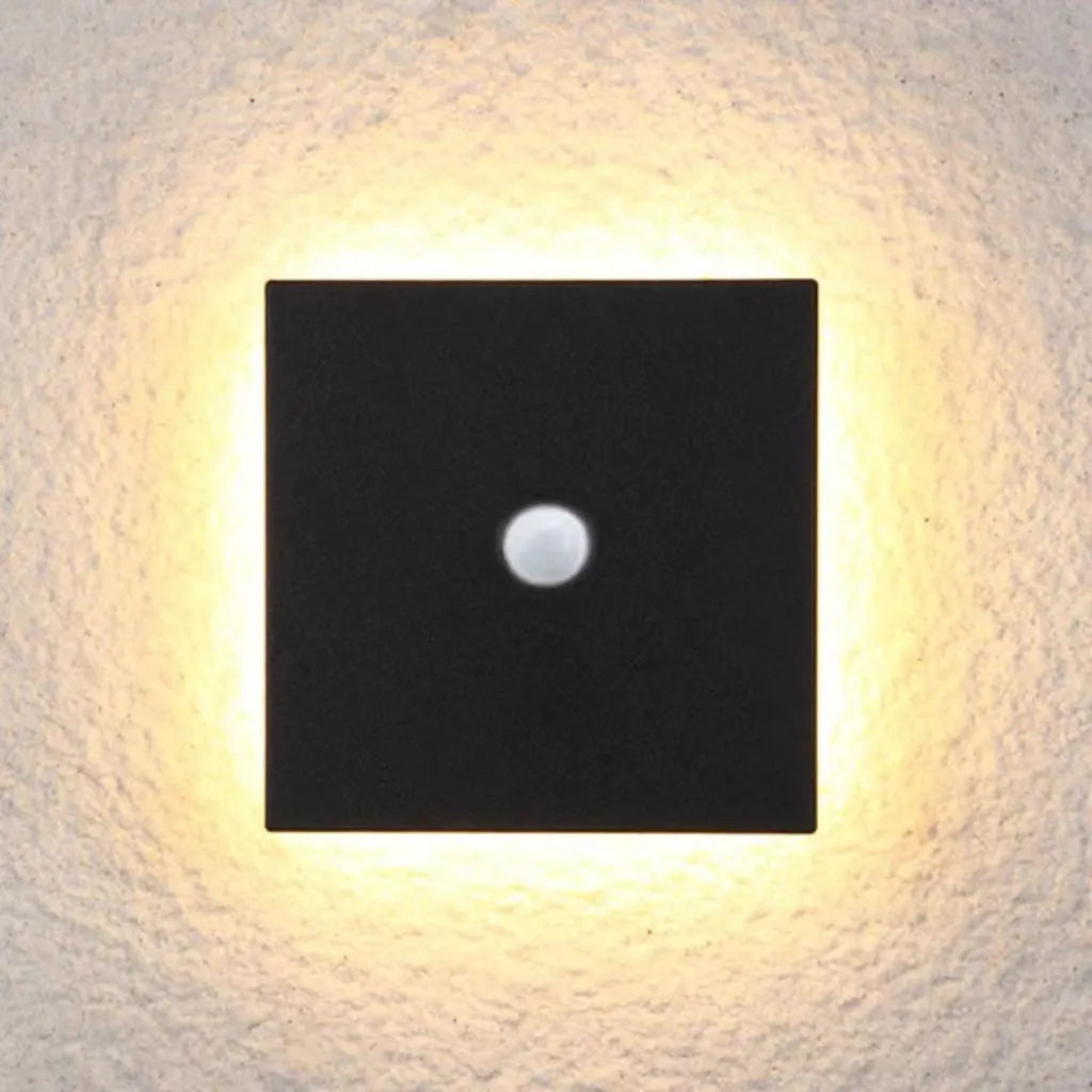 Modern Black Outdoor LED Wall Lamp Kalsten