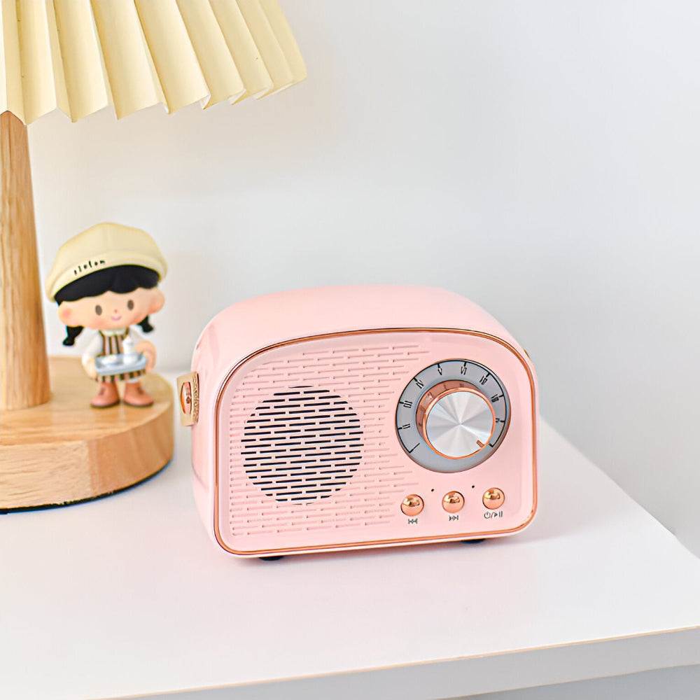 SoundRetro Bluetooth Speaker – Wireless Vintage Speaker with Deep Sound & Retro Design | Kalsten