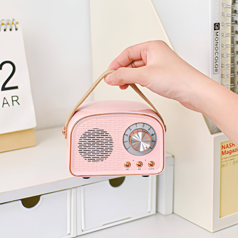 SoundRetro Bluetooth Speaker – Wireless Vintage Speaker with Deep Sound & Retro Design | Kalsten