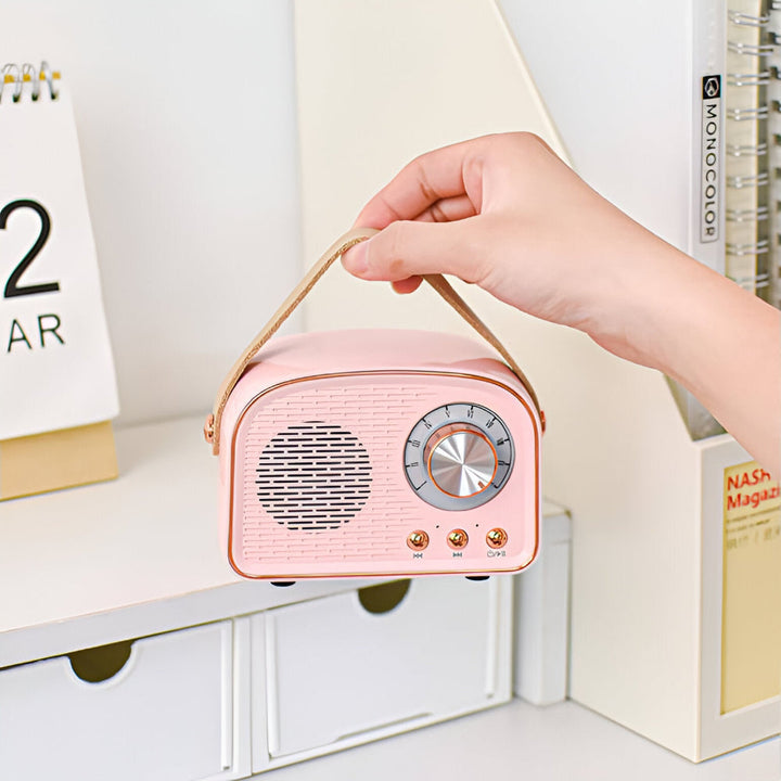 SoundRetro Bluetooth Speaker – Wireless Vintage Speaker with Deep Sound & Retro Design | Kalsten