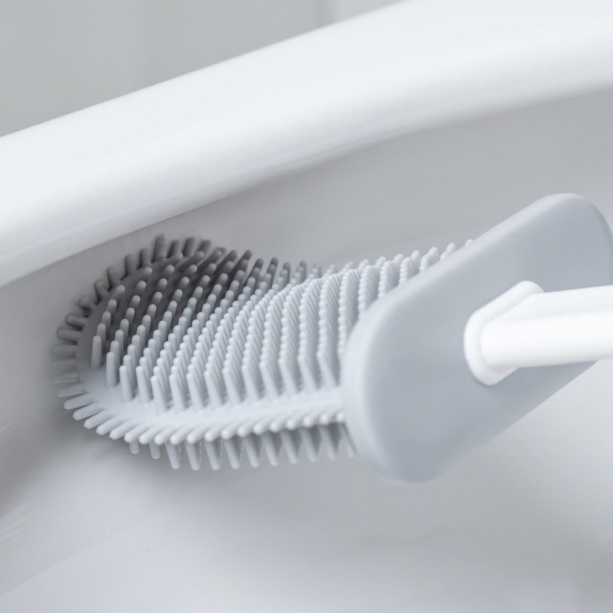 Silicone toilet brush