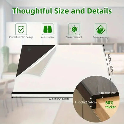 Skanto | Acrylic Cutting Board with Protective Edge for Modern Kitchens