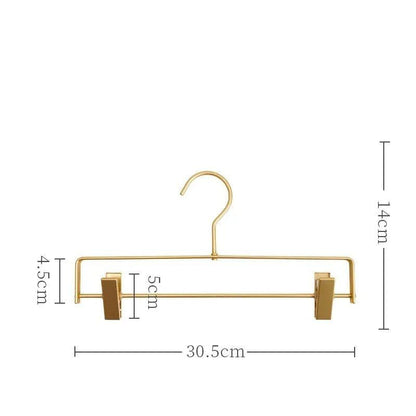 BowLift | ClipEase – Elegant Matte Non-Slip Trouser Hangers (Set of 5)