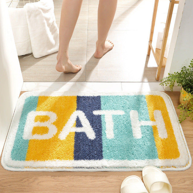 Colorful and Soft Mats – Non-Slip Bath Mats for Bathroom and Entrance Area | Kalsten
