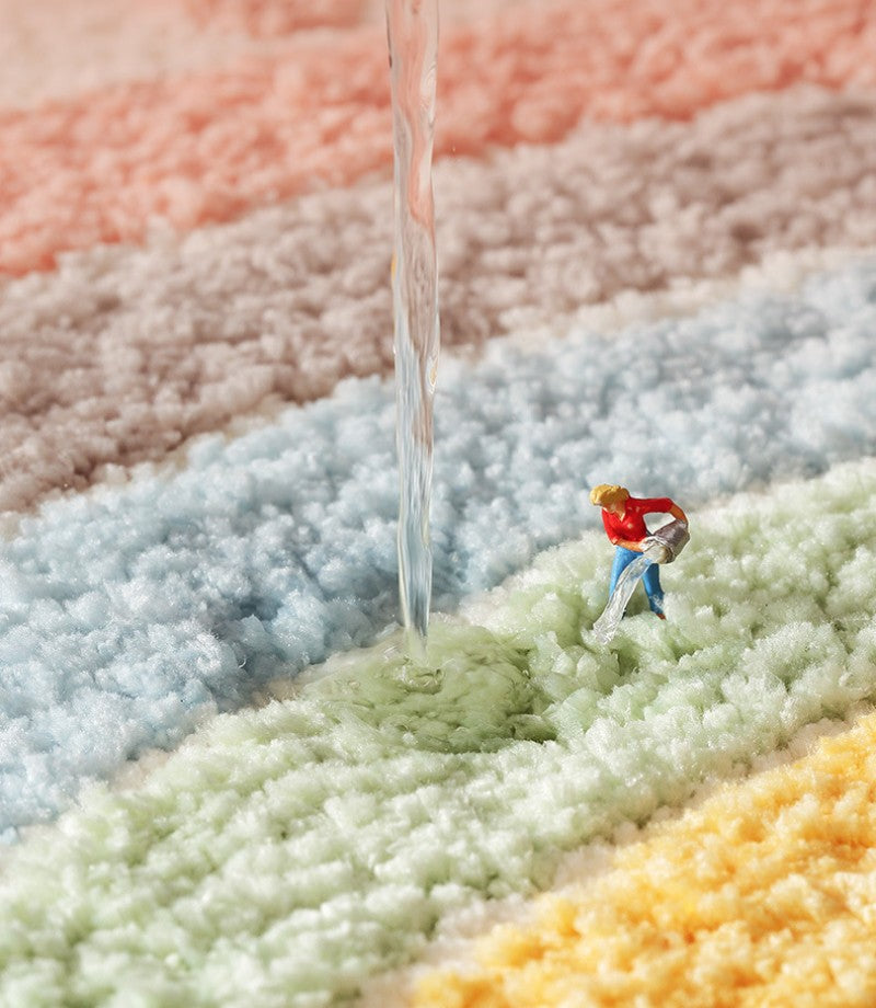 Colorful and Soft Mats – Non-Slip Bath Mats for Bathroom and Entrance Area | Kalsten