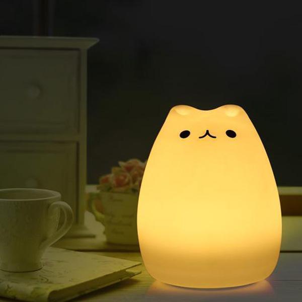 Color Change Cat Night Light | Kalsten