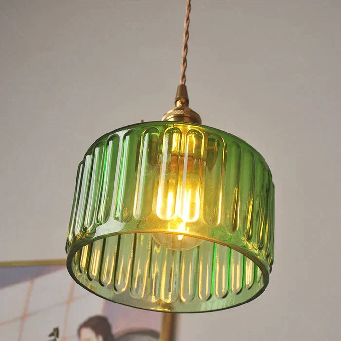 Nordic Retro 1 Light Glass Pendant Light | Kalsten