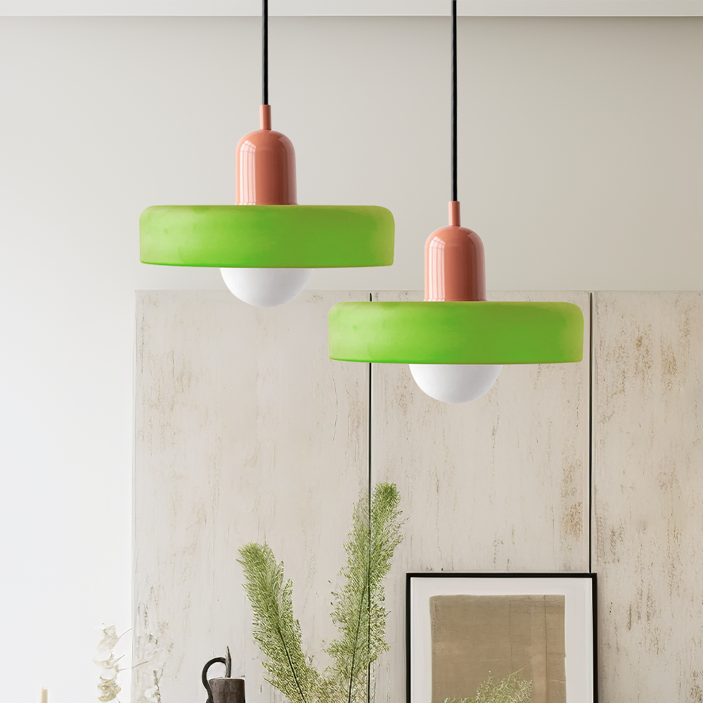 Bauhaus Colorful Glass Pendant Light | Kalsten