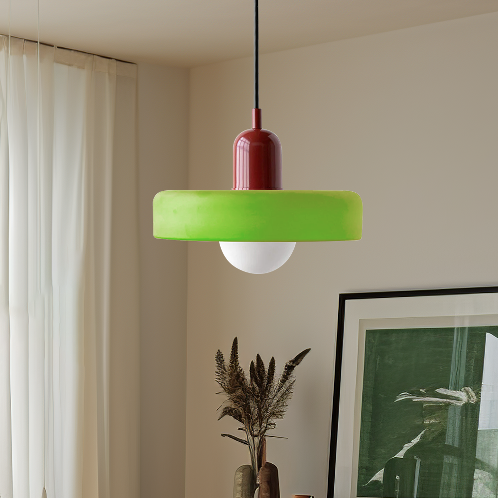 Bauhaus Colorful Glass Pendant Light | Kalsten