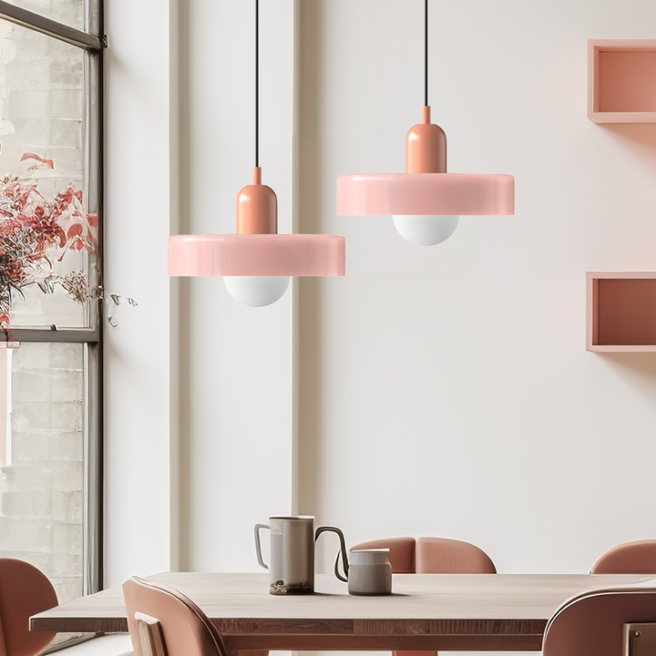 Bauhaus Colorful Glass Pendant Lamp Kalsten
