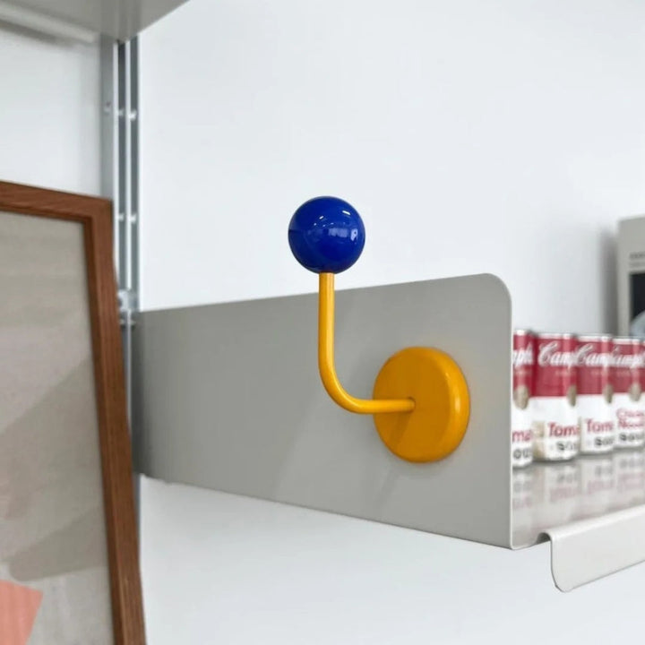 MagneSphere Wooden Magnetic Wall Hooks – Colorful Storage Solution Without Drilling | Kalsten