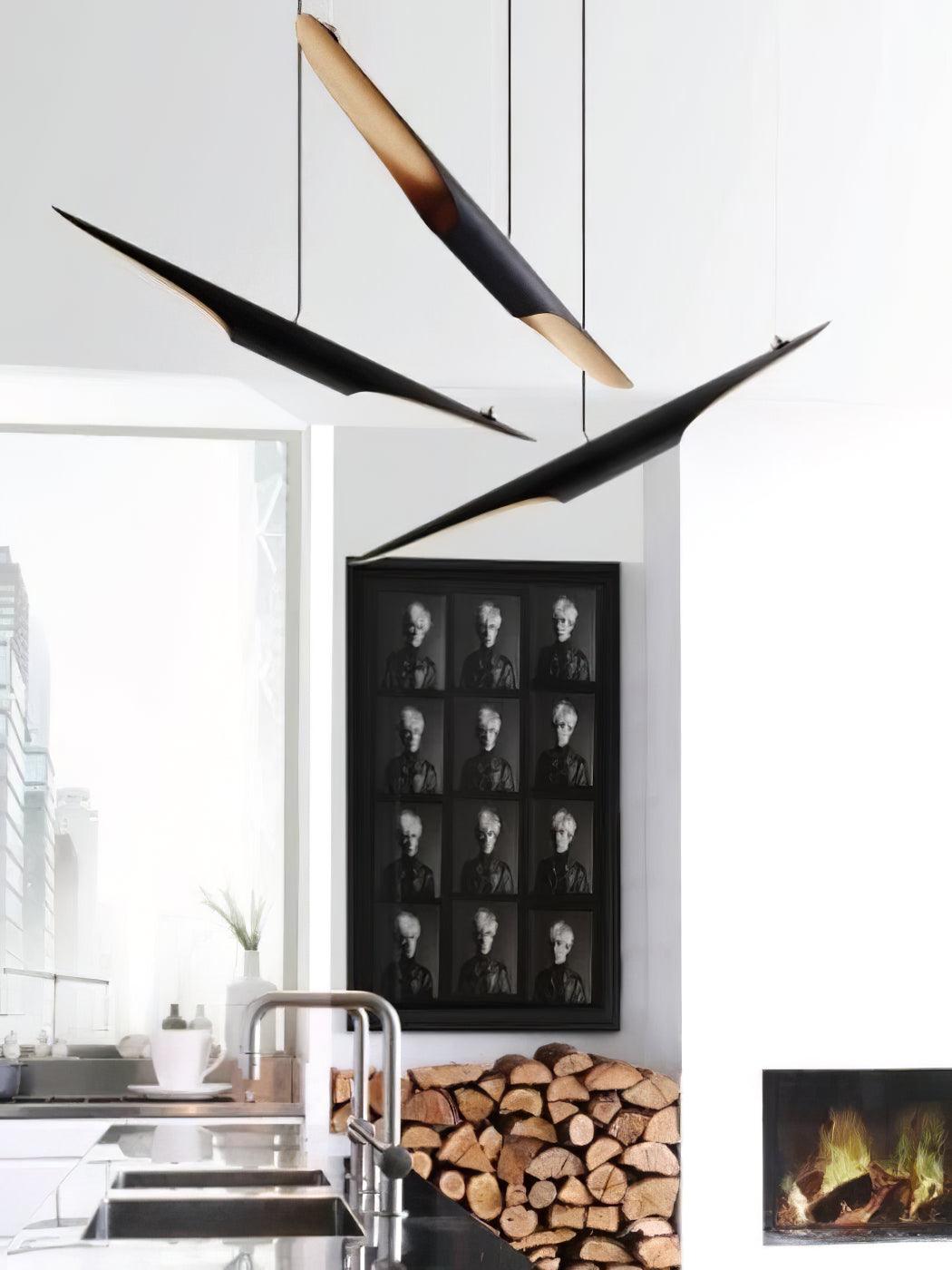 Coltrane Pipe Pendant Light 23.6' | Kalsten