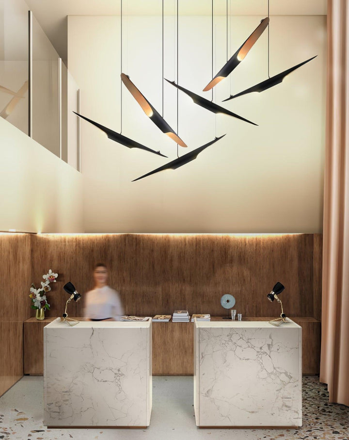 Coltrane Pipe Pendant Light 23.6' | Kalsten