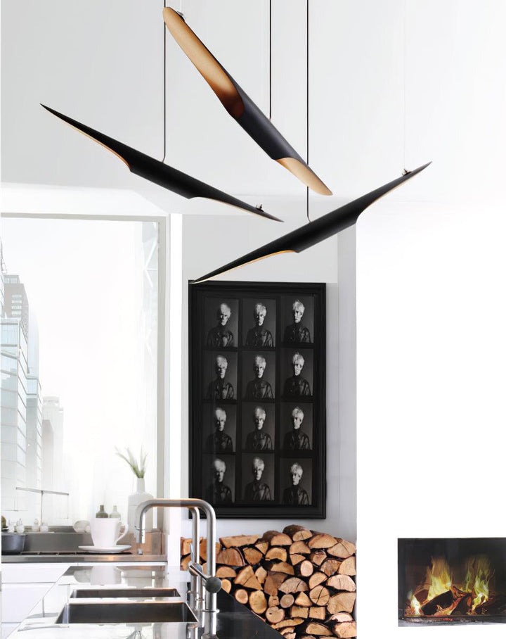 Coltrane Pipe Pendant Light 23.6' | Kalsten