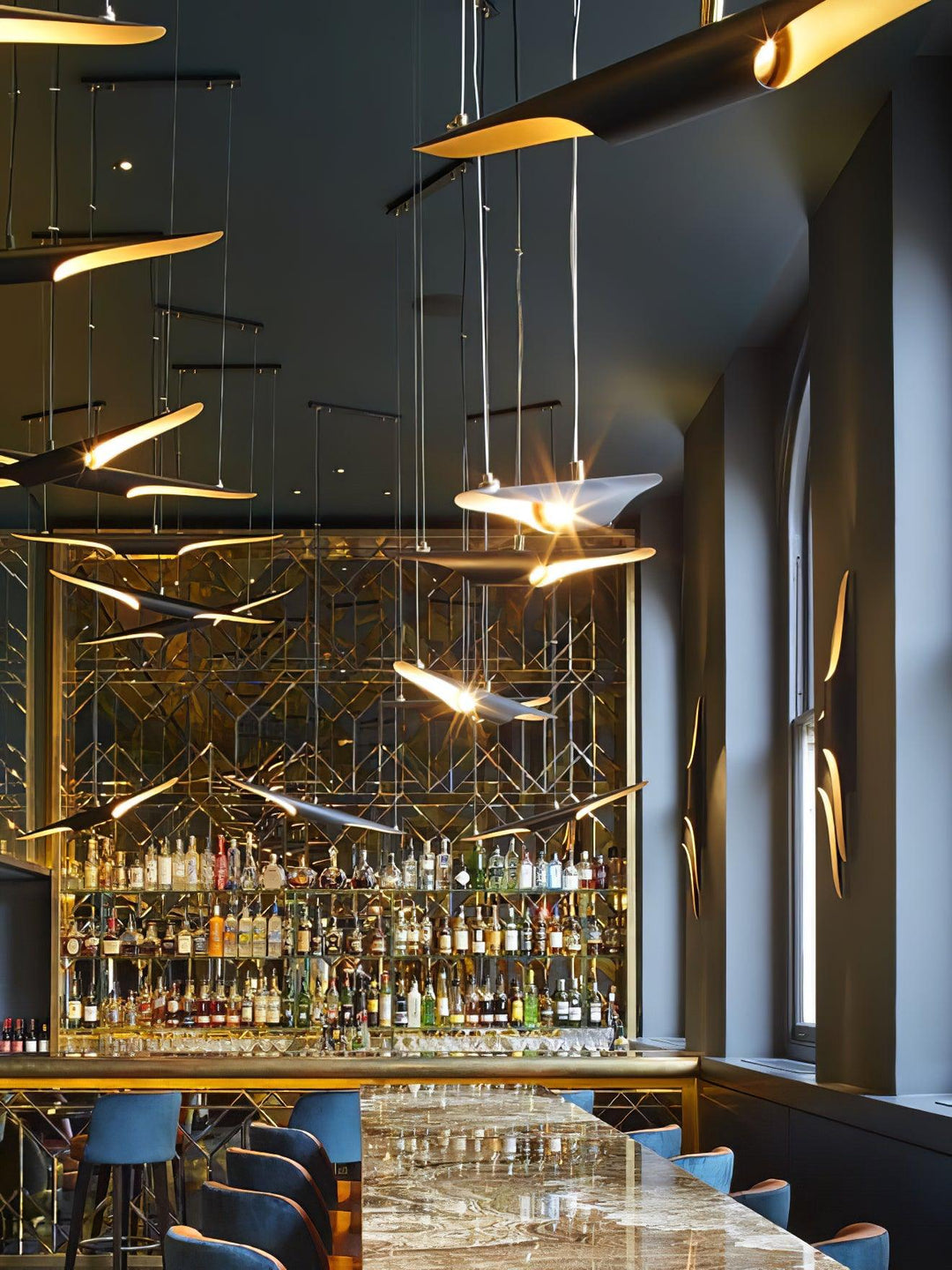 Coltrane Pipe Pendant Light 23.6' | Kalsten