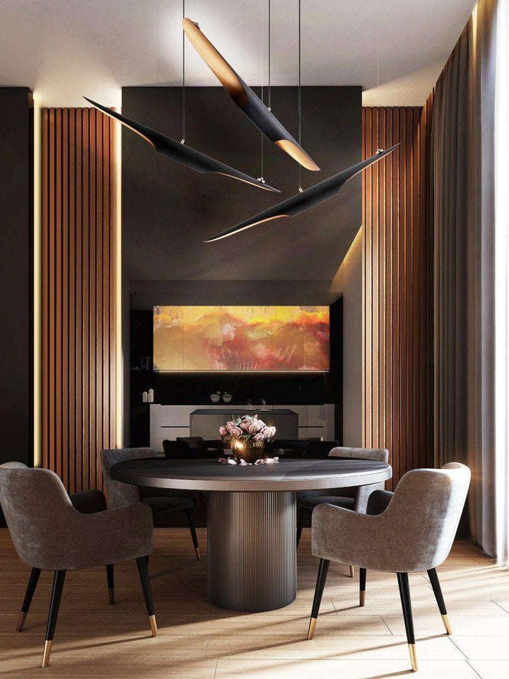 Coltrane Pipe Pendant Light 23.6' | Kalsten