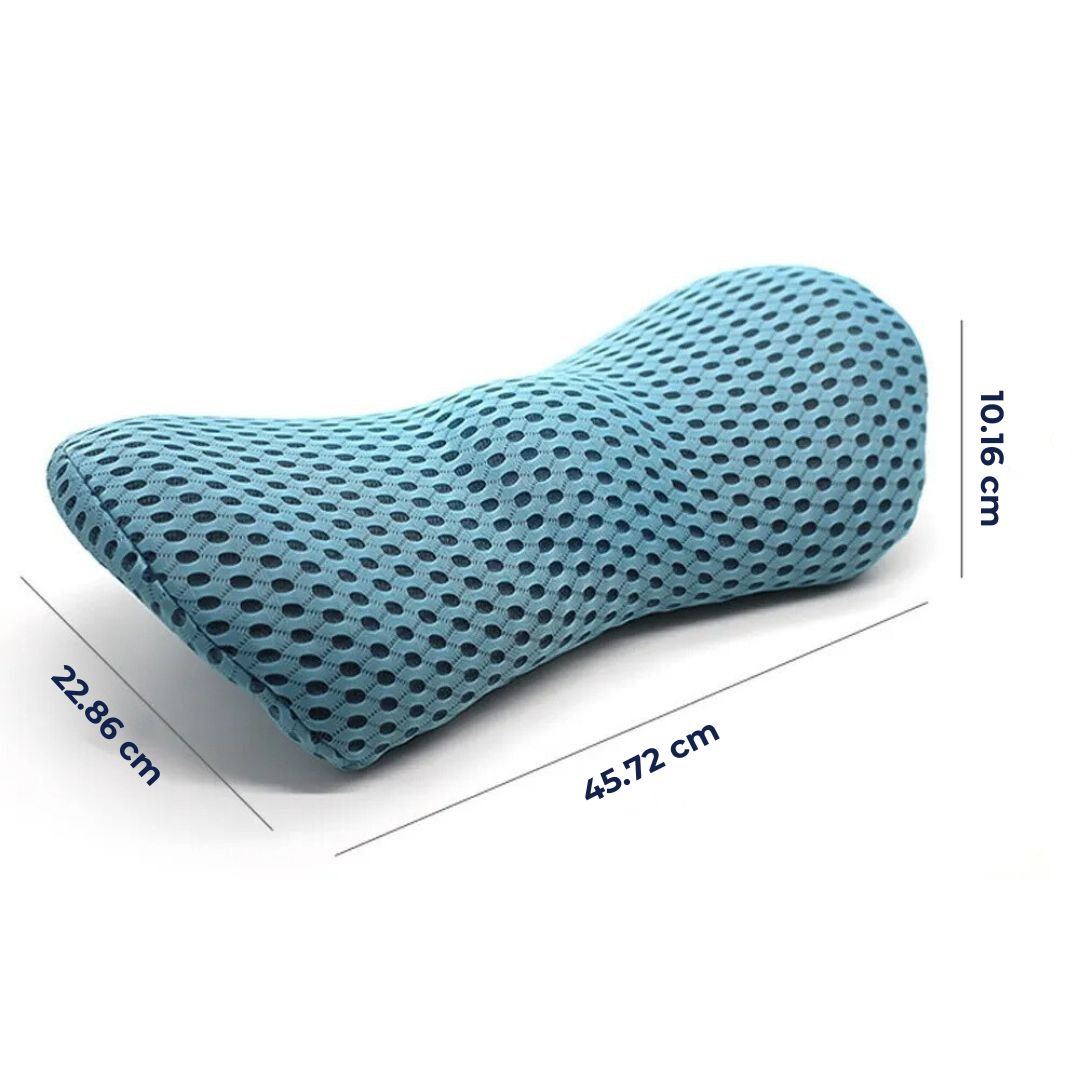 ComfortWave Lumbar Support Cushion | for Lower Back Pain Relief - Ergonomic Design for Office - Driving and Home Use Kalsten