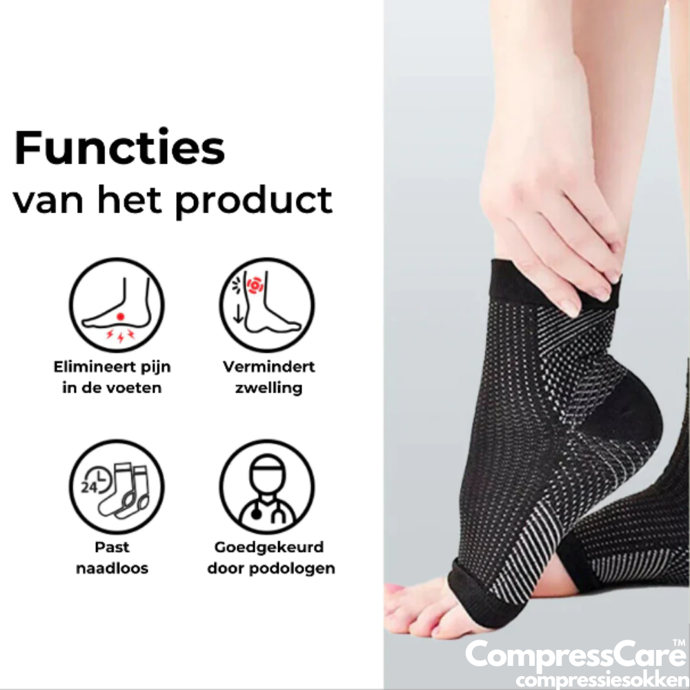 CompressPro Socks - For Relief and Comfort with Foot Pain Kalsten