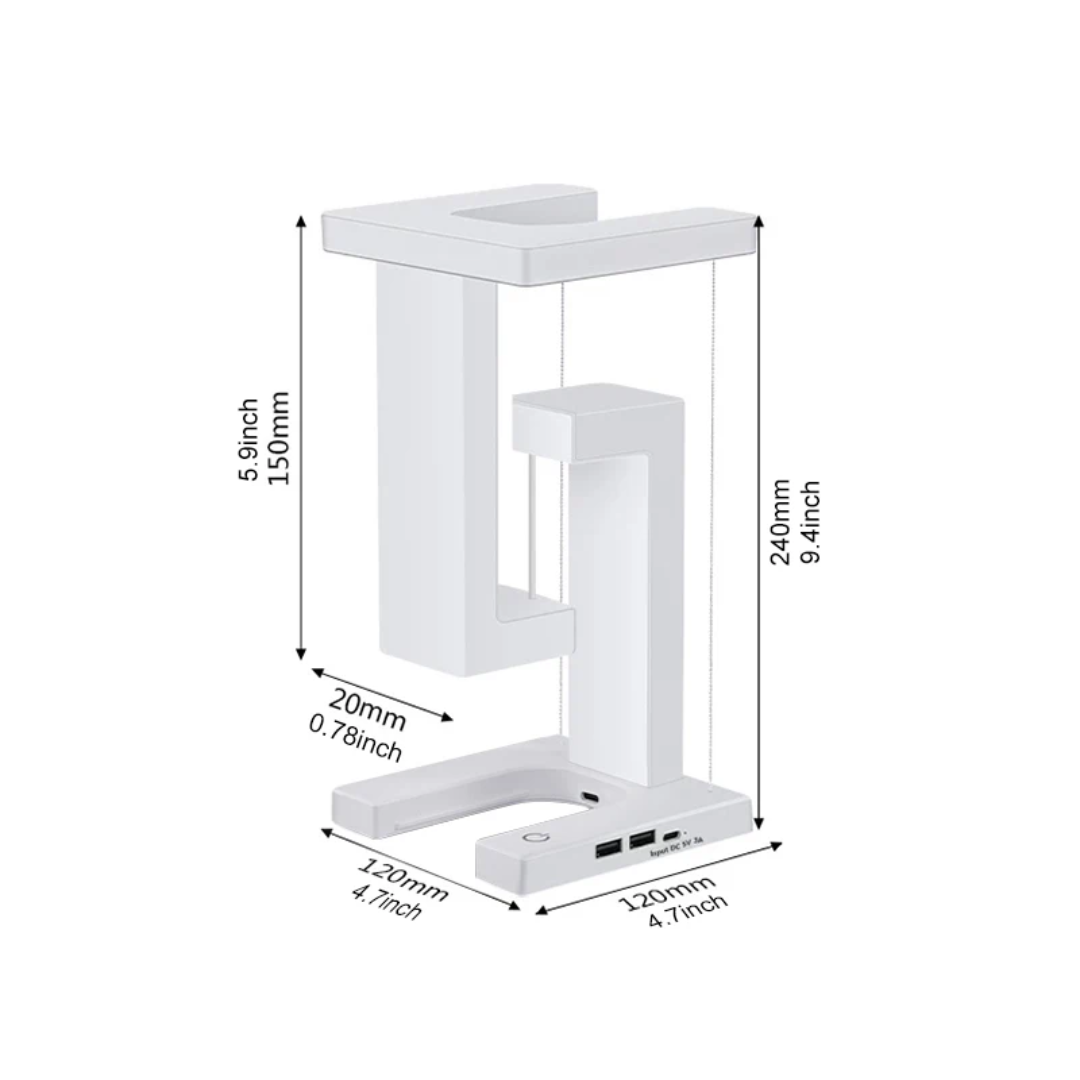 Anti Gravity Orbit Wireless Charging Night Lamp | Kalsten