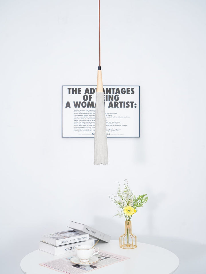 Concrete Pleated Drop light Pendant Lamp | Kalsten