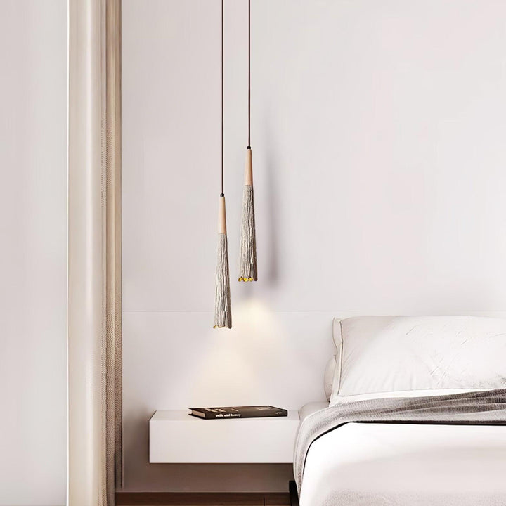 Concrete Pleated Drop light Pendant Lamp | Kalsten