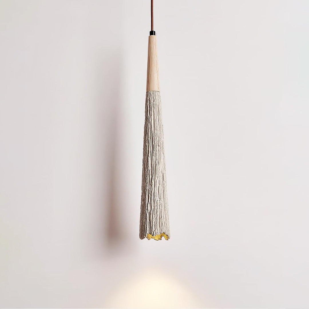 Concrete Pleated Drop light Pendant Lamp | Kalsten