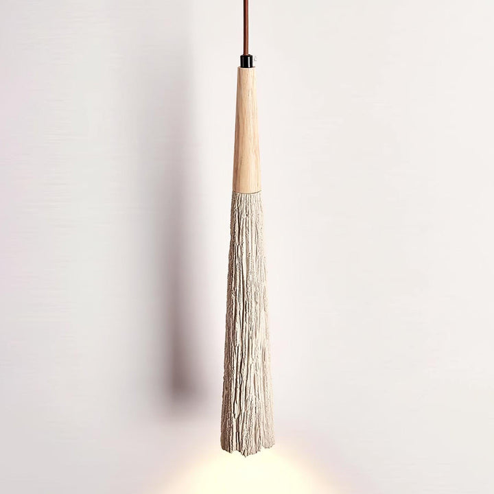 Concrete Pleated Drop light Pendant Lamp | Kalsten