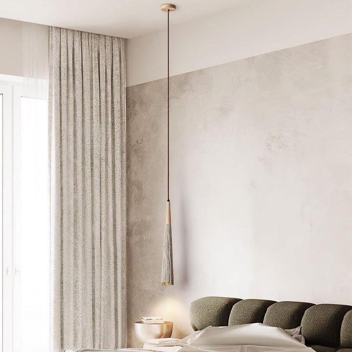 Concrete Pleated Drop light Pendant Lamp | Kalsten