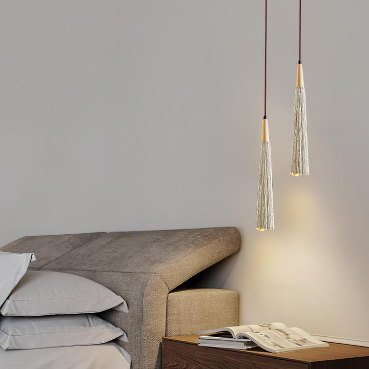 Concrete Pleated Drop light Pendant Lamp | Kalsten