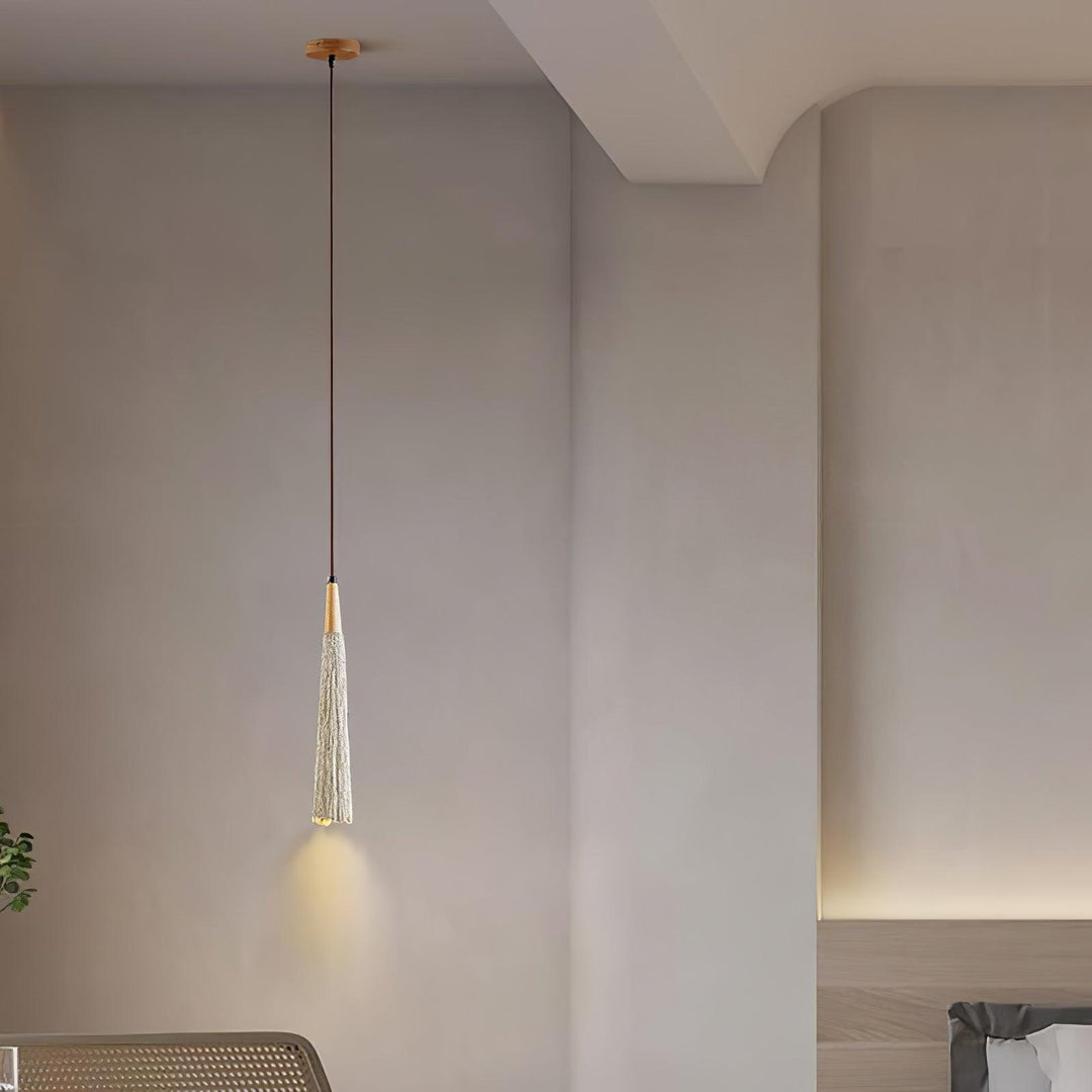 Concrete Pleated Drop light Pendant Lamp | Kalsten