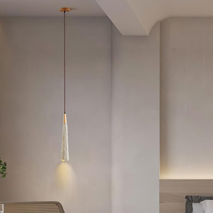 Concrete Pleated Drop light Pendant Lamp | Kalsten