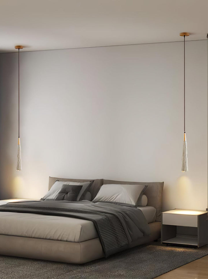 Concrete Pleated Drop light Pendant Lamp | Kalsten