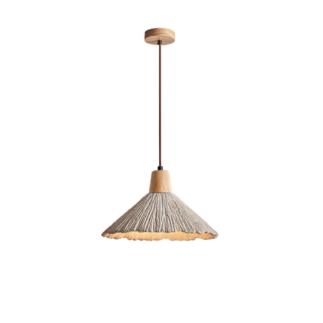 Concrete Pleated Drop light Pendant Lamp | Kalsten