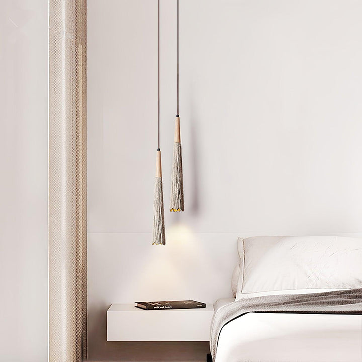 Concrete Pleated Drop light Pendant Lamp | Kalsten