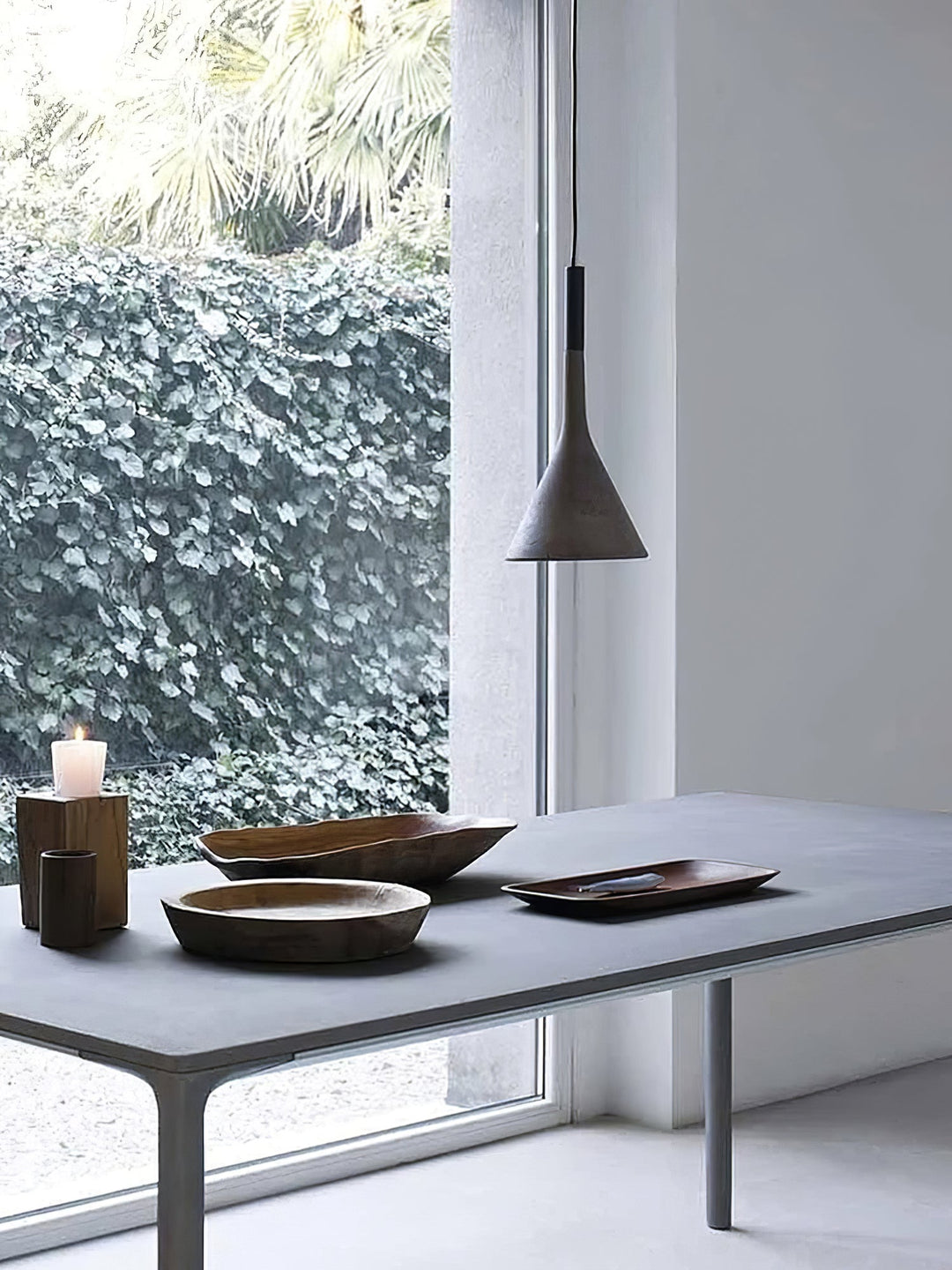 Conical Concrete Drop light Pendant Light | Kalsten