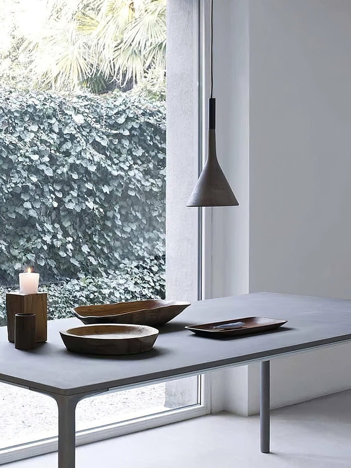 Conical Concrete Drop light Pendant Light | Kalsten