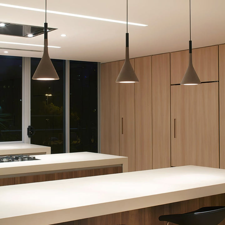 Conical Concrete Drop light Pendant Light | Kalsten